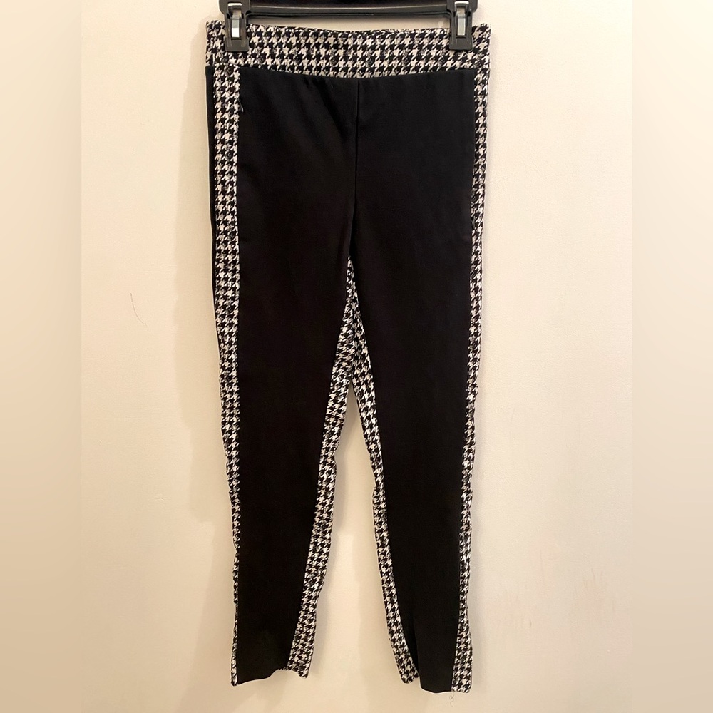 Badgley Mischka Studio houndstooth ankle pants SM NWT
